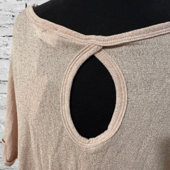 Tan Scoop Neck Top - Picture 4 of 10